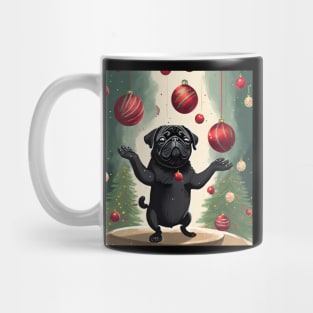 Holiday Pug Mug